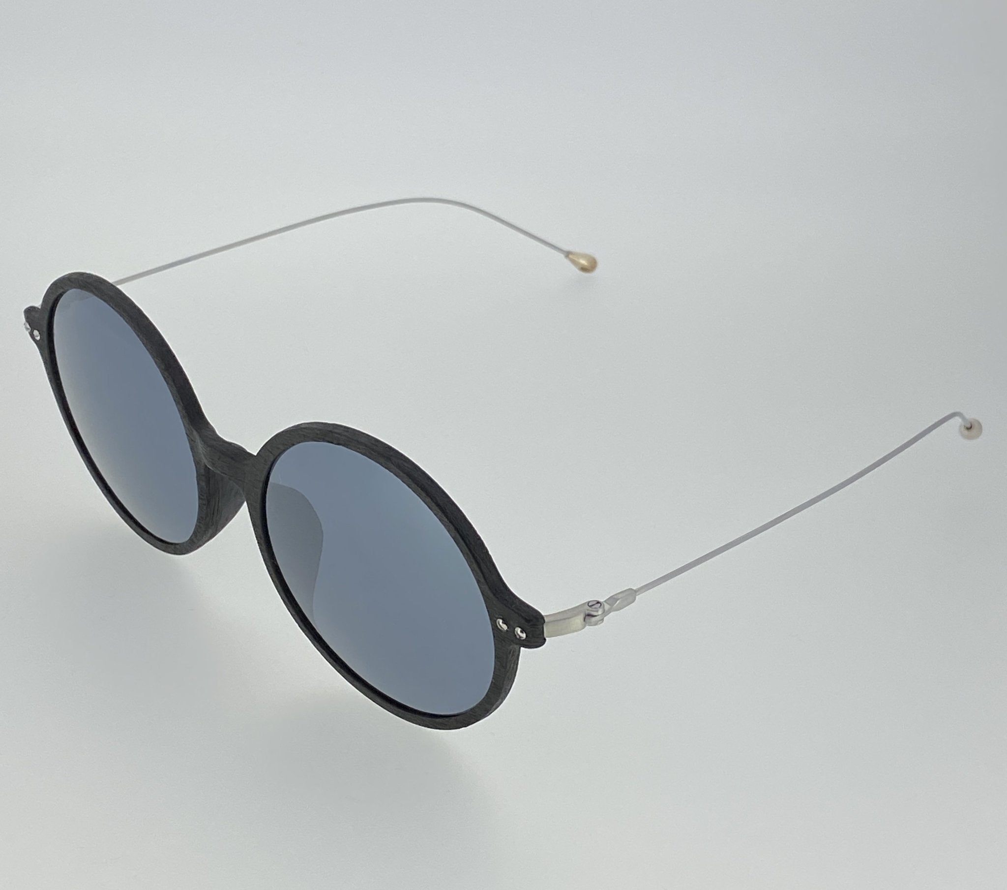 Ann Demeulemeester Sunglasses Round Black and Grey AD54C2SUN-GR8 Sunglasses