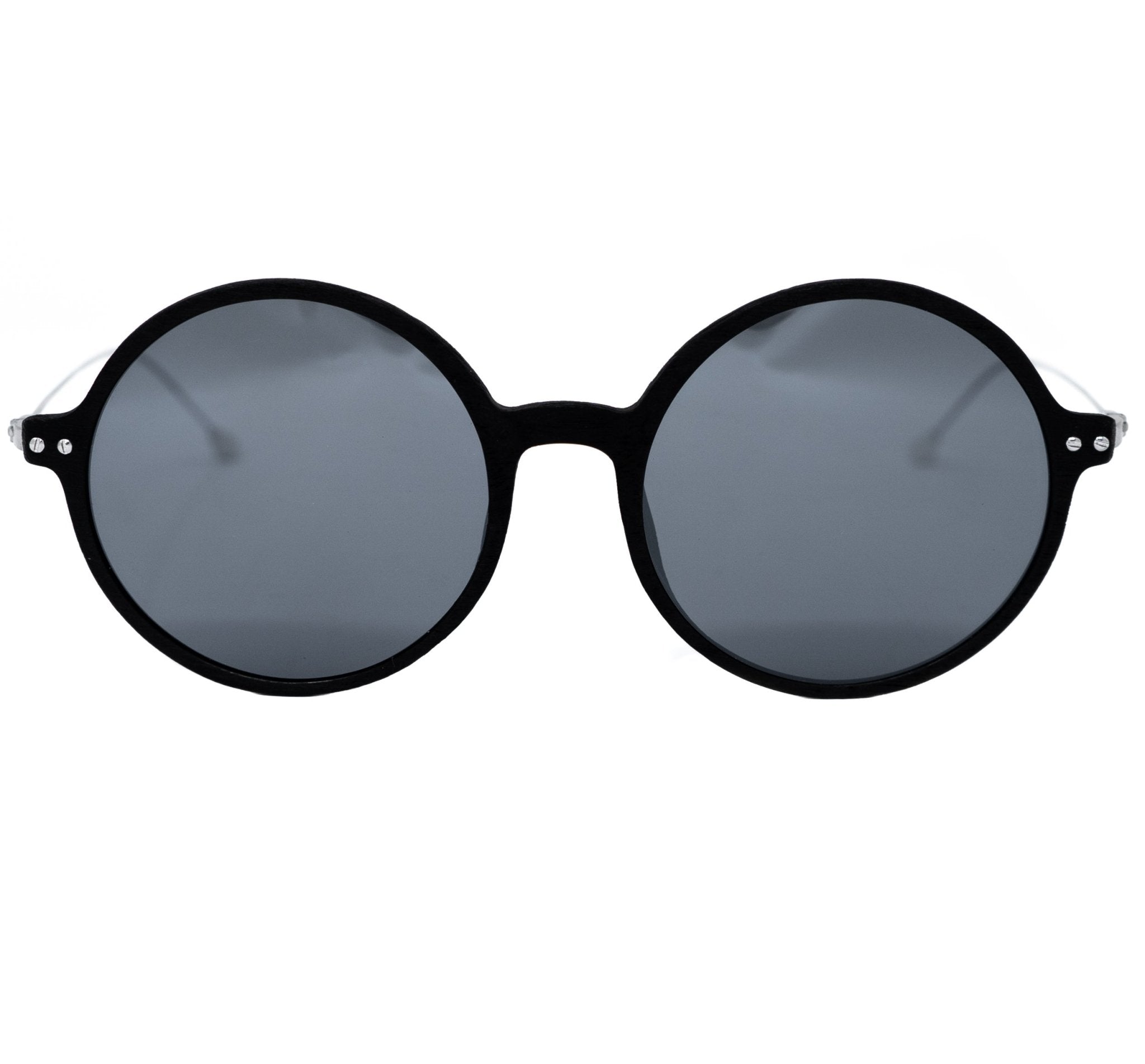 Ann Demeulemeester Sunglasses Round Black and Grey AD54C2SUN-GR8 Sunglasses