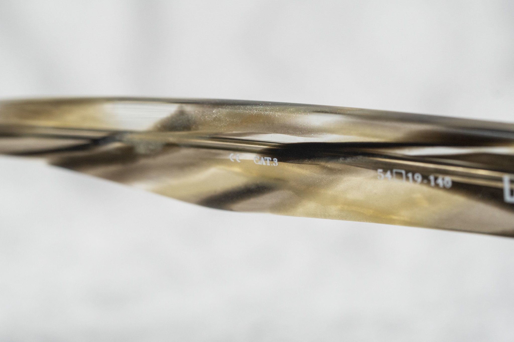 Ann Demeulemeester Ladies Sunglasses Round Hornet and Green AD45C3SUN-GR8 Sunglasses