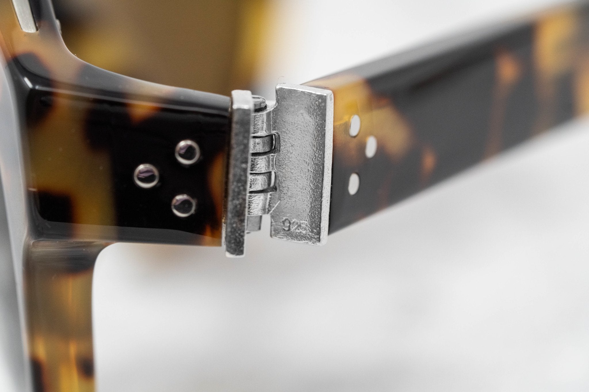 Ann Demeulemeester Sunglasses Round Tortoise Shell Titanium with Brown AD45C2SUN-GR8 Sunglasses