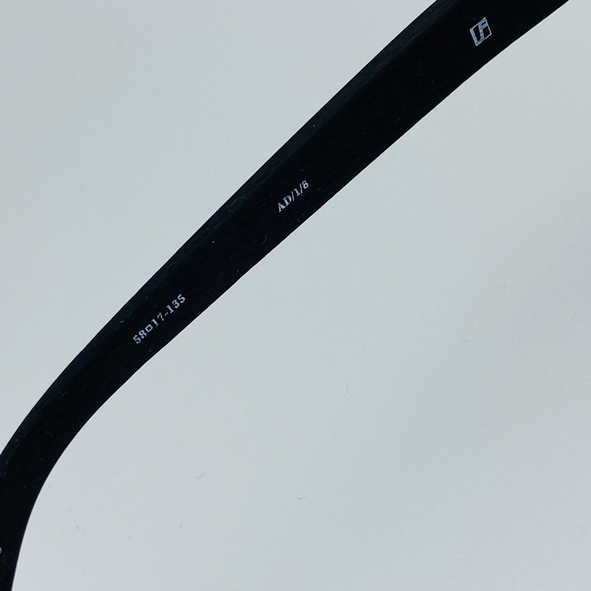 Ann Demeulemeester Men's Sunglasses Flat Top Black and Grey Mirror AD1C8SUN-GR8 Sunglasses