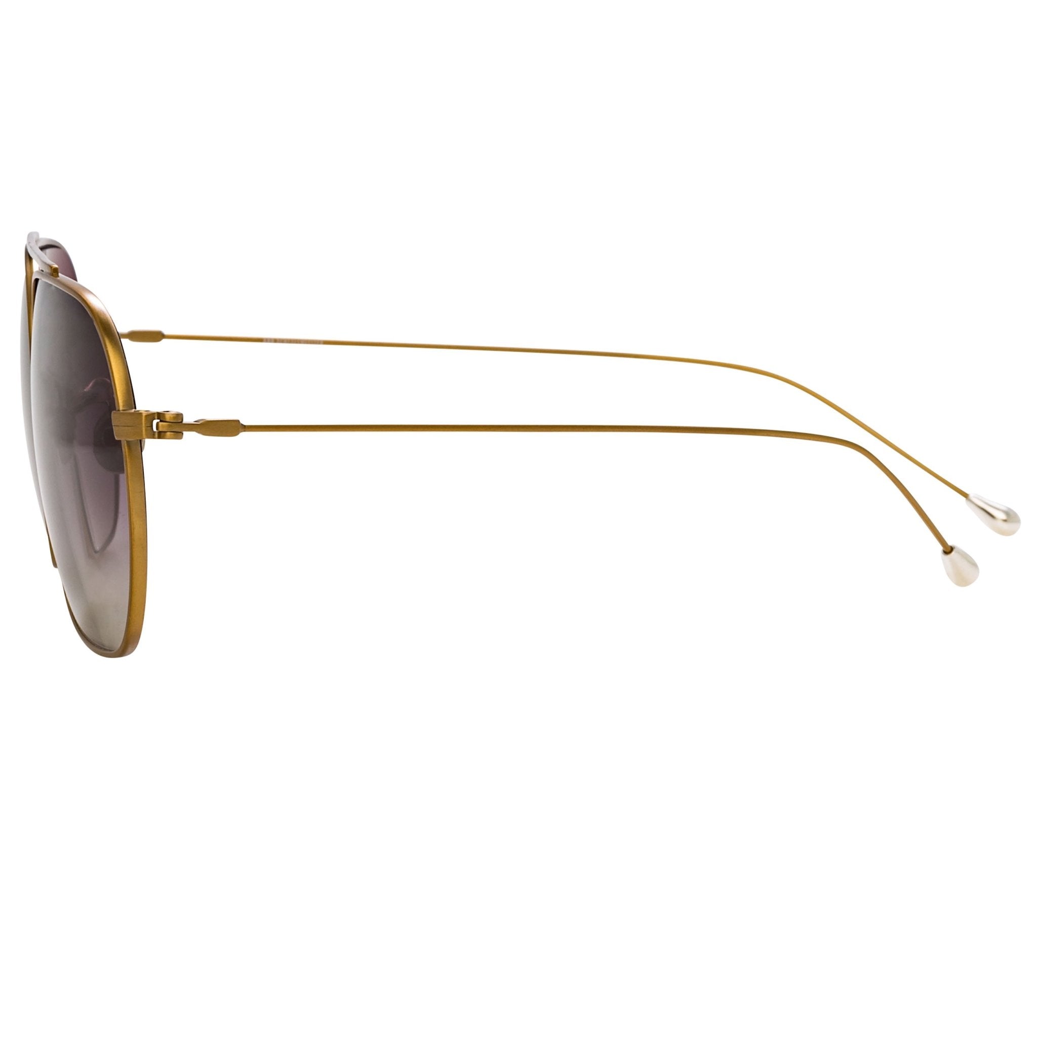 Ann Demeulemeester Sunglasses Bronze and Grey Graduated AD63C3SUN-GR8 Sunglasses