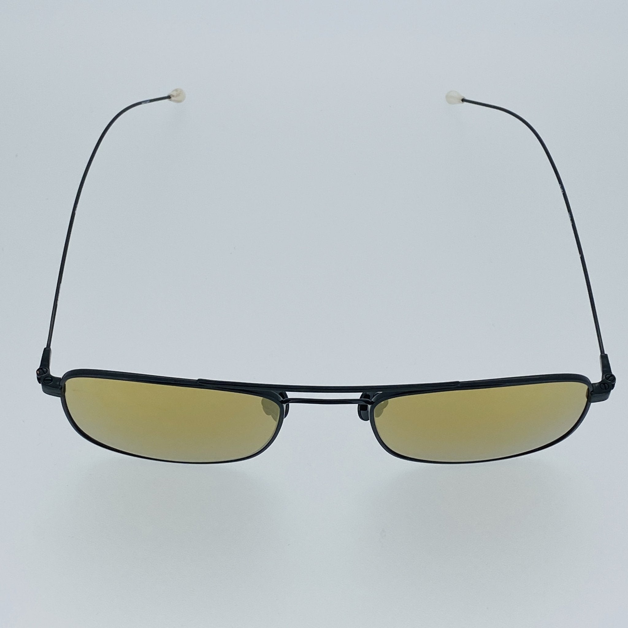 Ann Demeulemeester Men's Sunglasses Black Titanium and Bronze AD46C4SUN-GR8 Sunglasses