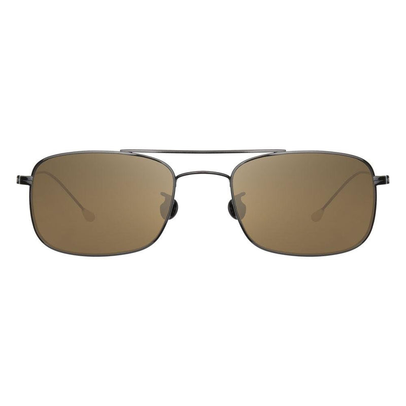 Ann Demeulemeester AD46C4SUN black titanium and bronze sunglasses