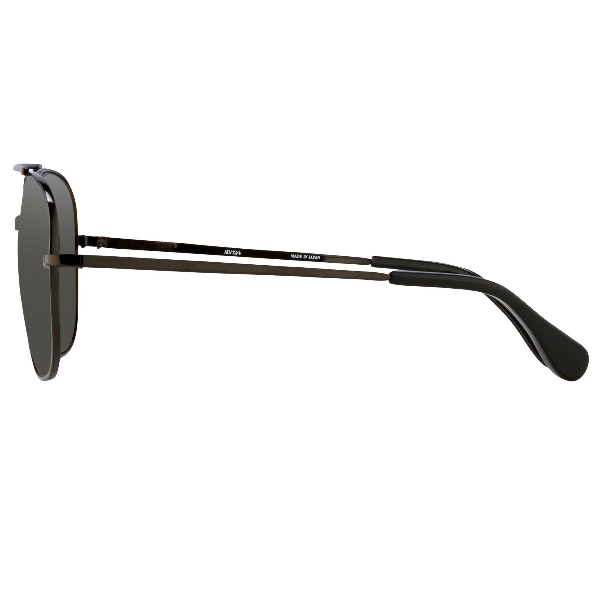 Ann Demeulemeester Men's Sunglasses Black and Grey AD12C4SUN-GR8 Sunglasses