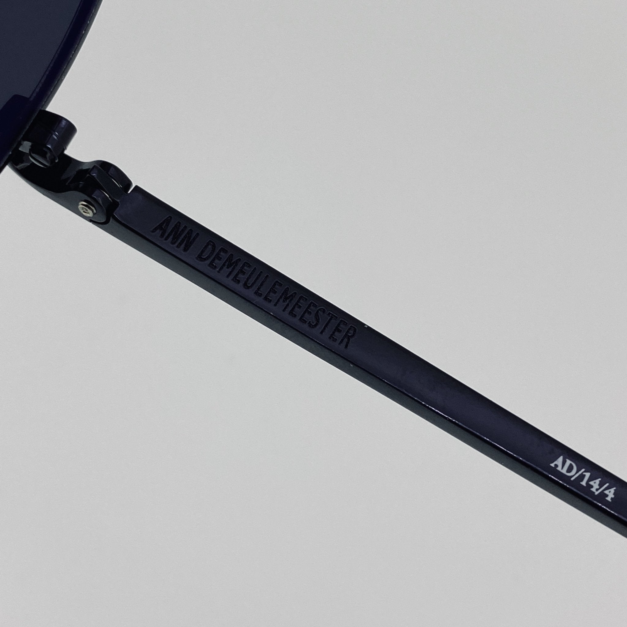 Ann Demeulemeester Men's Sunglasses Black and Grey AD14C4SUN-GR8 Sunglasses