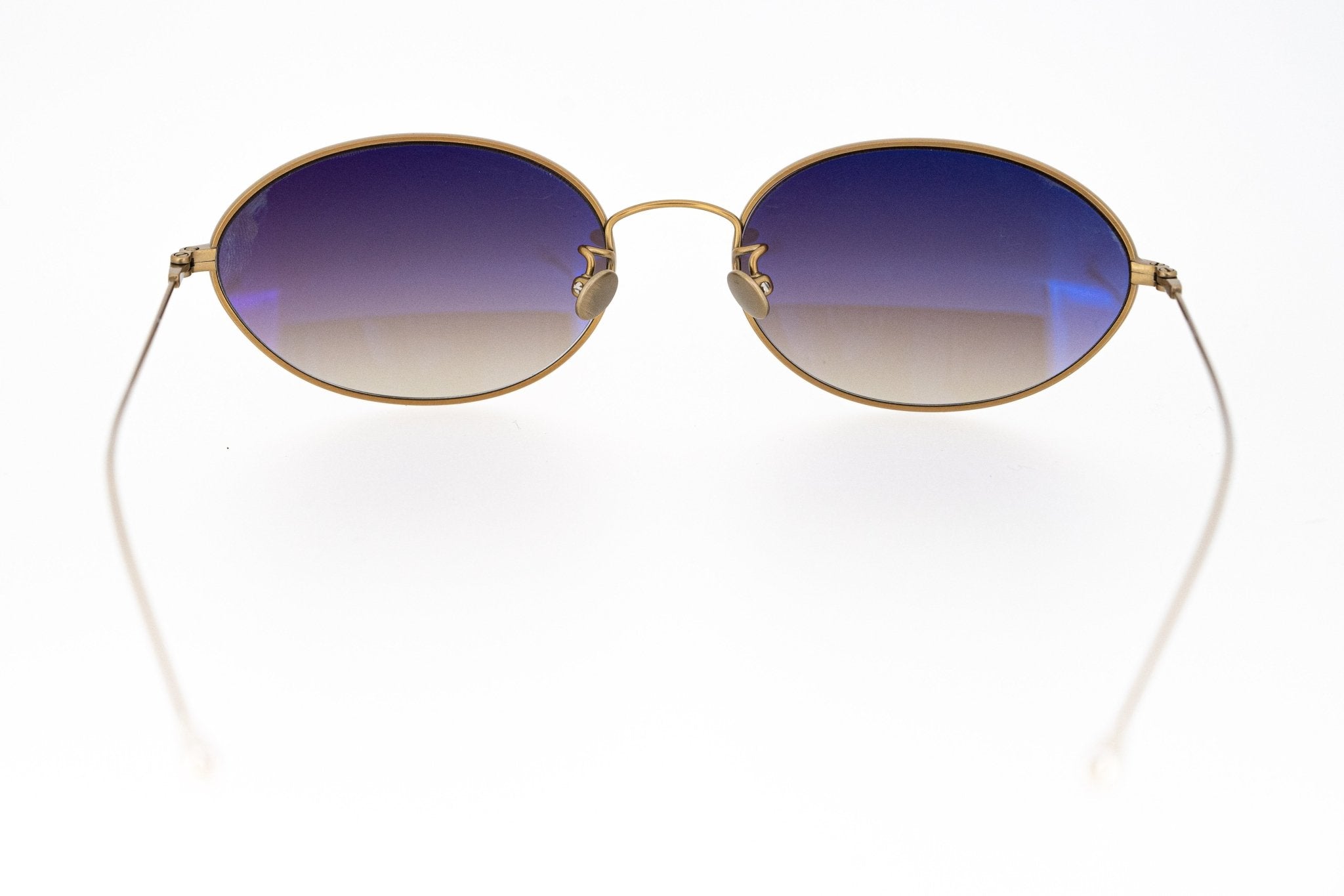 Ann Demeulemeester Sunglasses Oval Bronze and Grey AD62C3SUN-GR8 Sunglasses