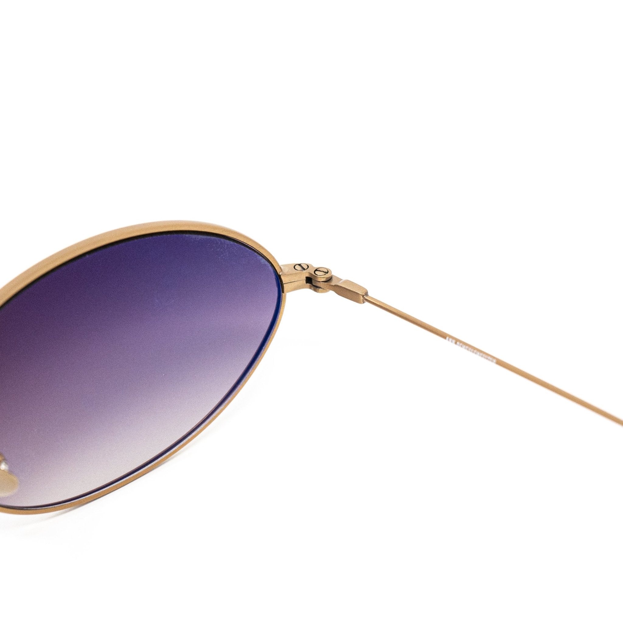 Ann Demeulemeester Sunglasses Oval Bronze and Grey AD62C3SUN-GR8 Sunglasses