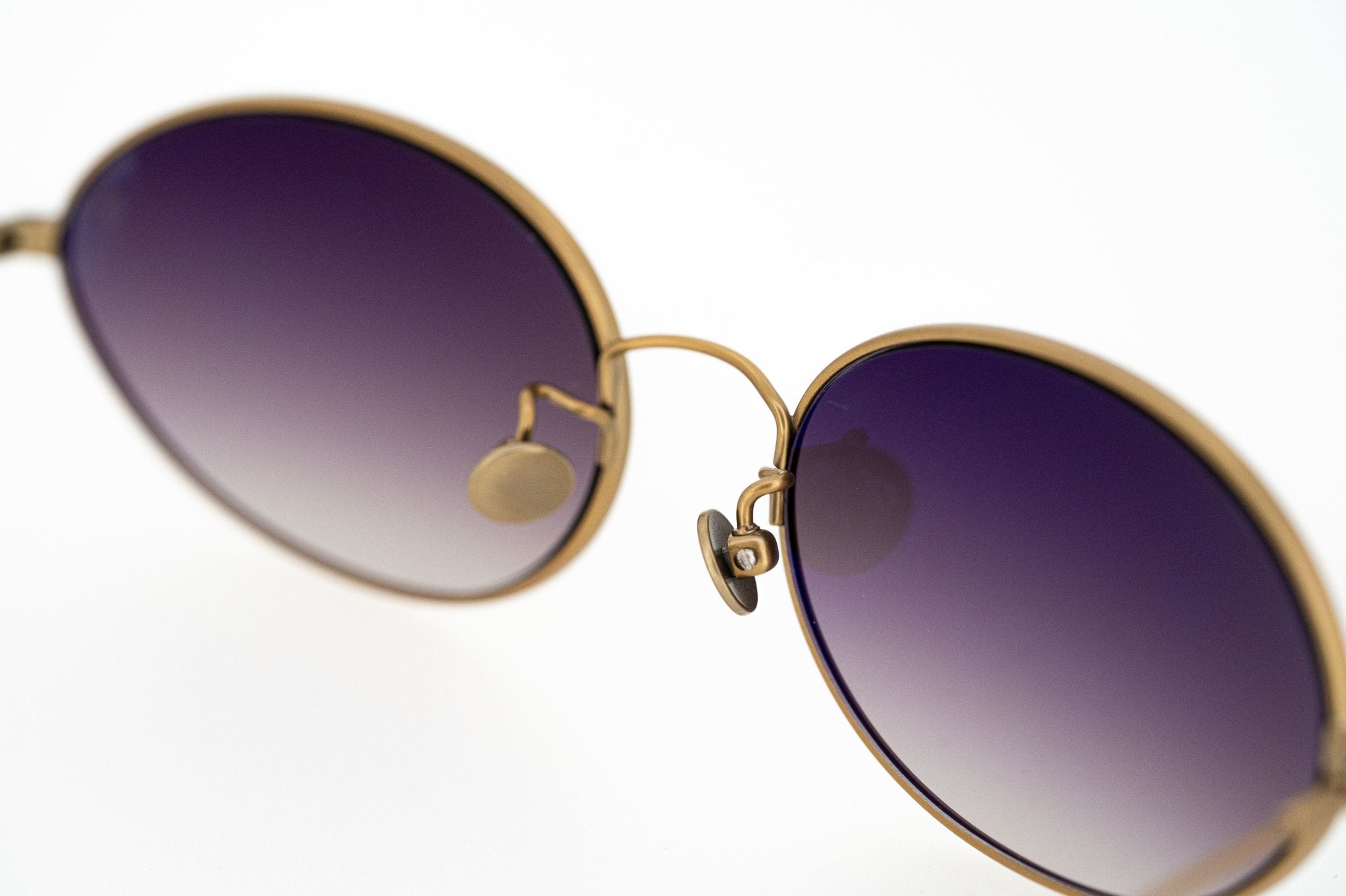 Ann Demeulemeester Sunglasses Oval Bronze and Grey AD62C3SUN-GR8 Sunglasses