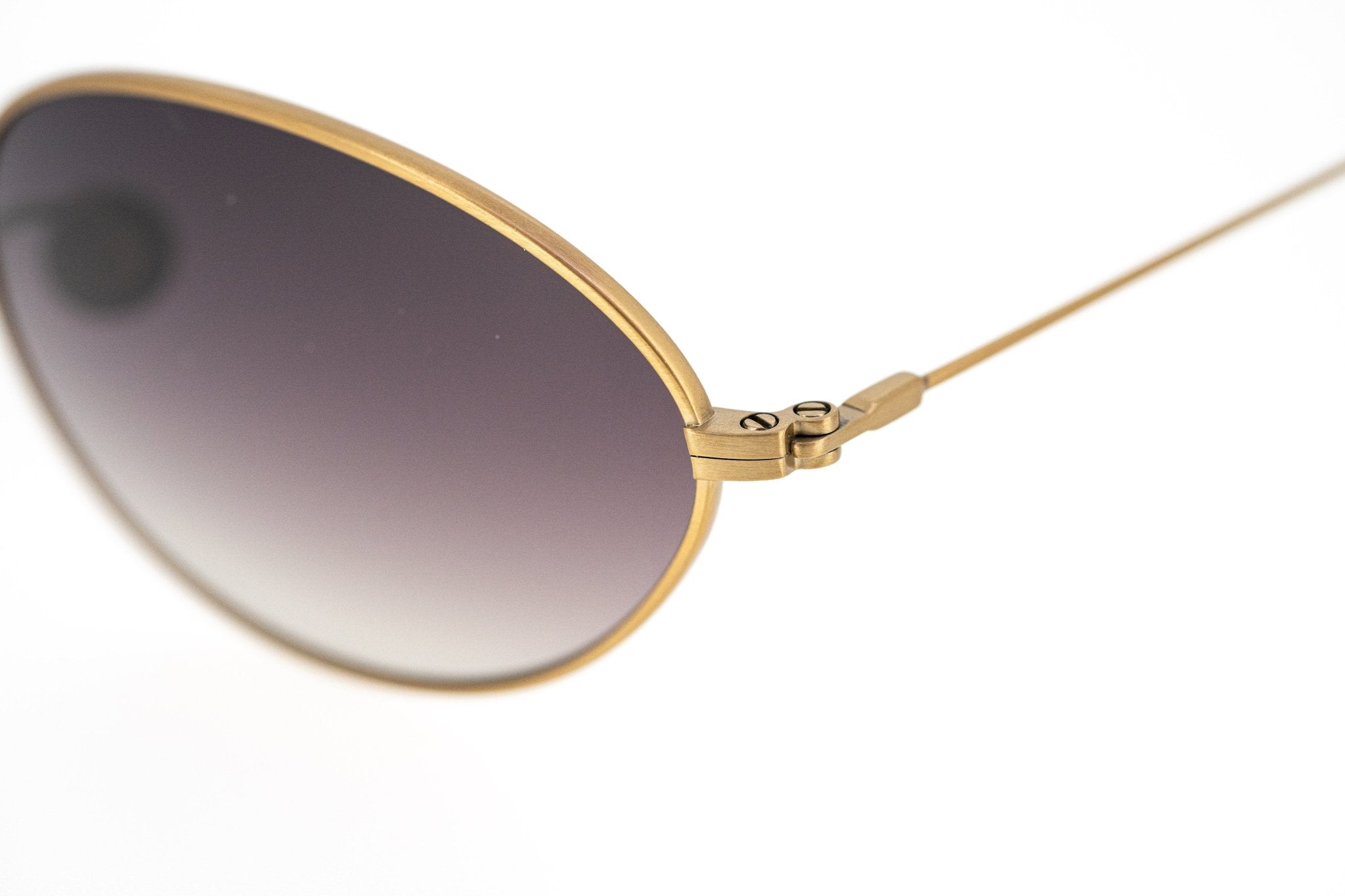 Ann Demeulemeester Sunglasses Oval Bronze and Grey AD62C3SUN-GR8 Sunglasses