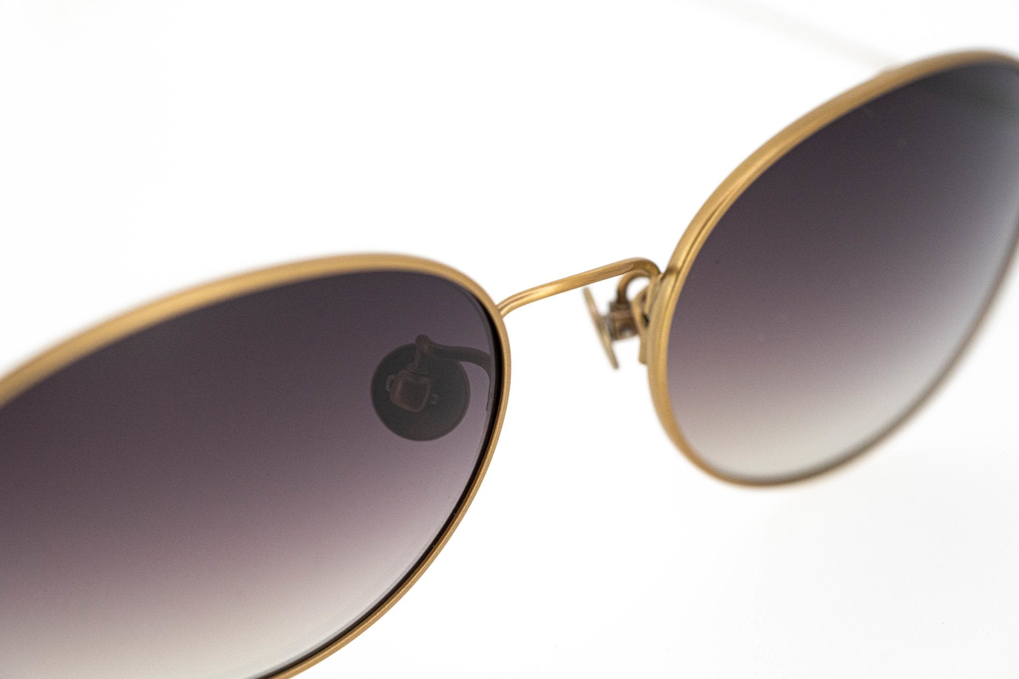 Ann Demeulemeester Sunglasses Oval Bronze and Grey AD62C3SUN-GR8 Sunglasses