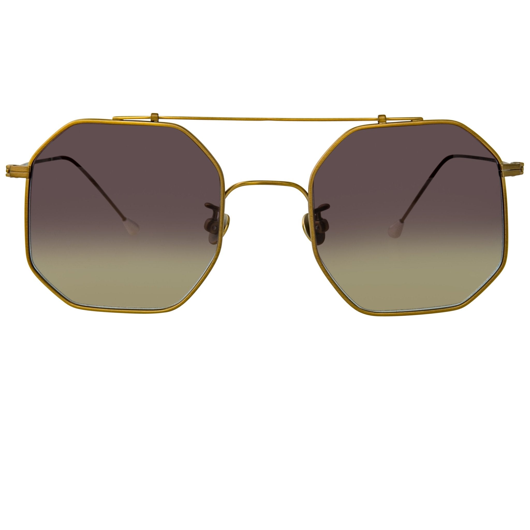 Ann Demeulemeester Sunglasses Square Bronze and Grey-GR8 Sunglasses