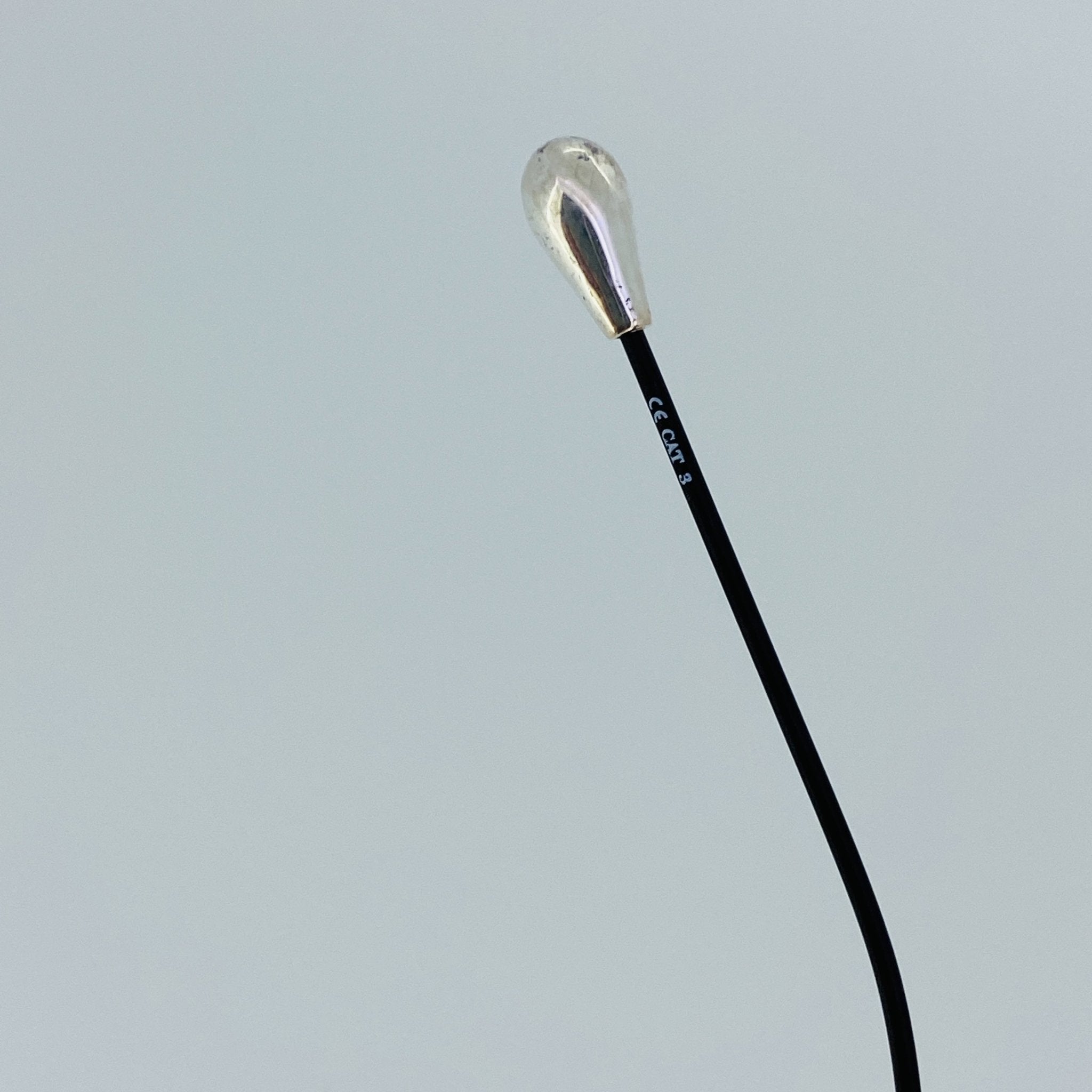 Ann Demeulemeester Men's Sunglasses Matte Black and Silver AD63C4SUN-GR8 Sunglasses