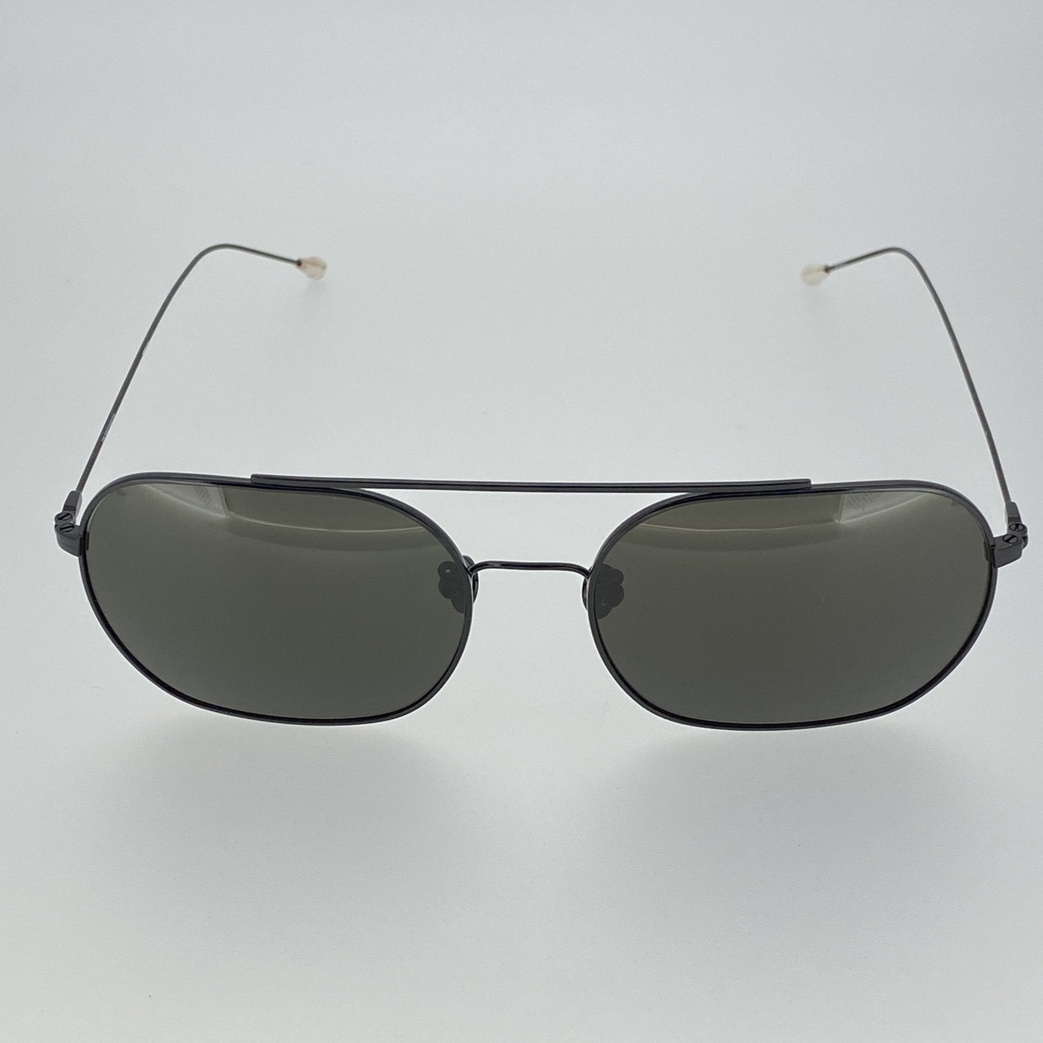 Ann Demeulemeester Sunglasses Shiny Black and Grey-GR8 Sunglasses