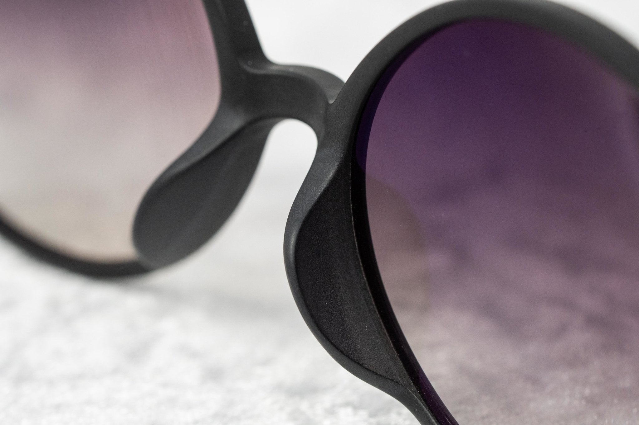 Ann Demeulemeester Unisex Sunglasses Oval Black and Grey-GR8 Sunglasses