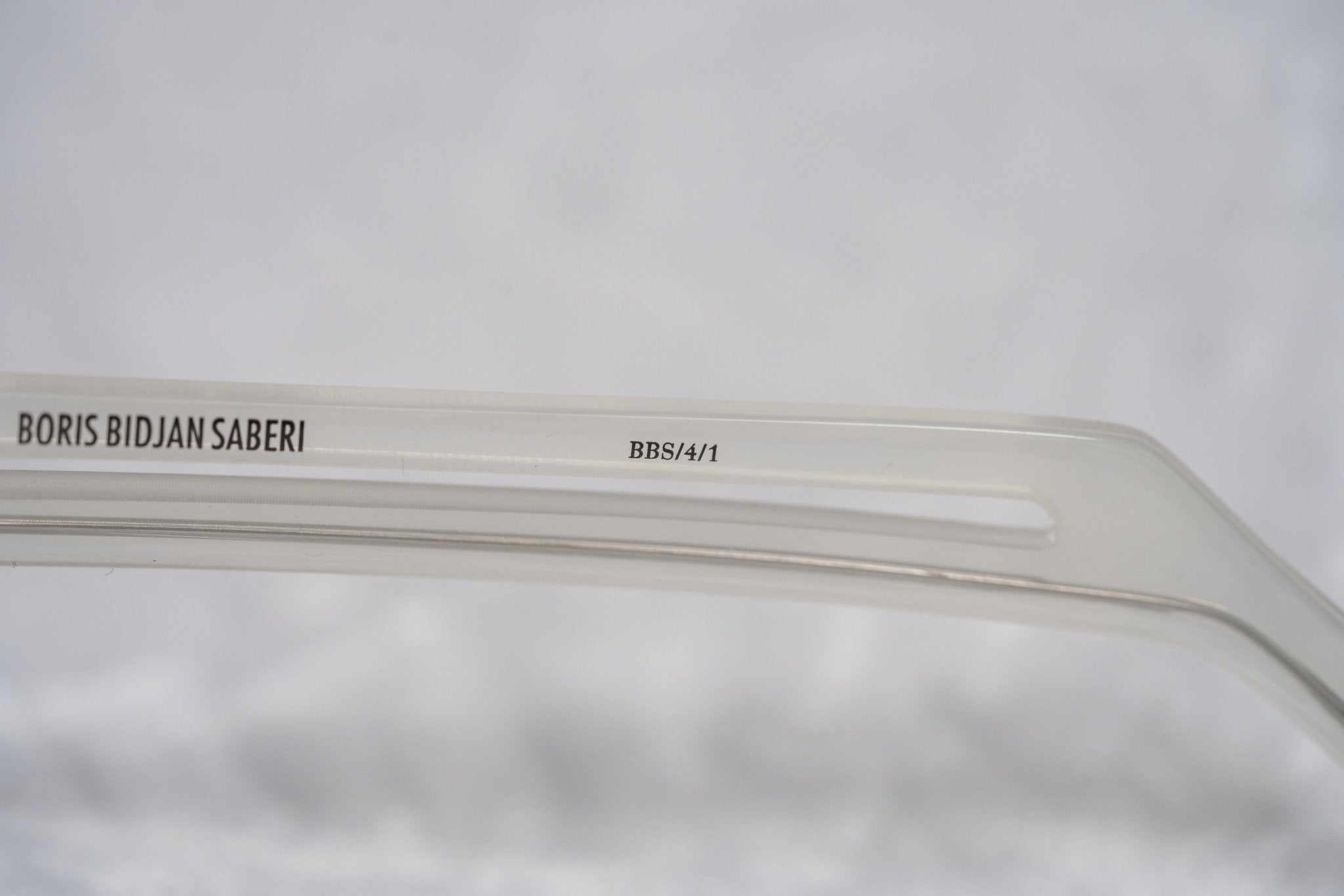 Boris Bidjan Saberi Sunglasses Misty White and Grey-GR8 Sunglasses