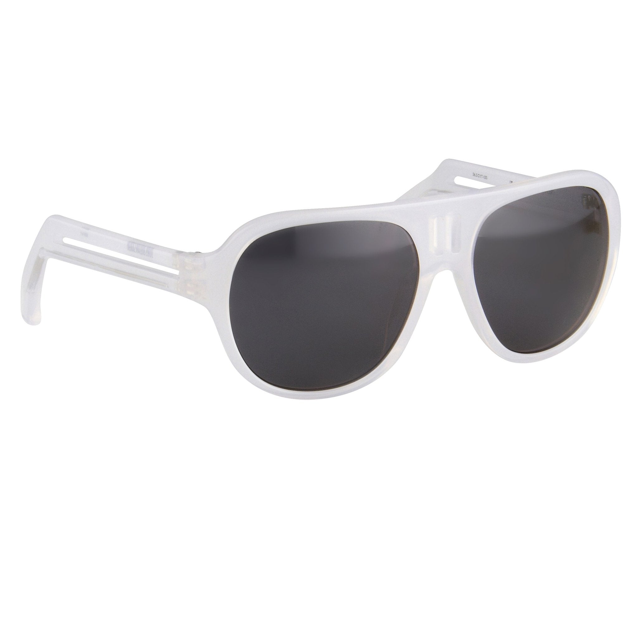 Boris Bidjan Saberi Sunglasses Misty White With Grey Category 3 Lenses BBS4C1SUN - Watches & Crystals