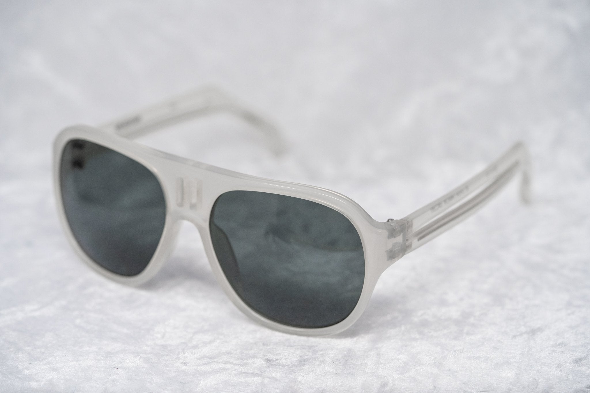 Boris Bidjan Saberi Sunglasses Misty White and Grey-GR8 Sunglasses