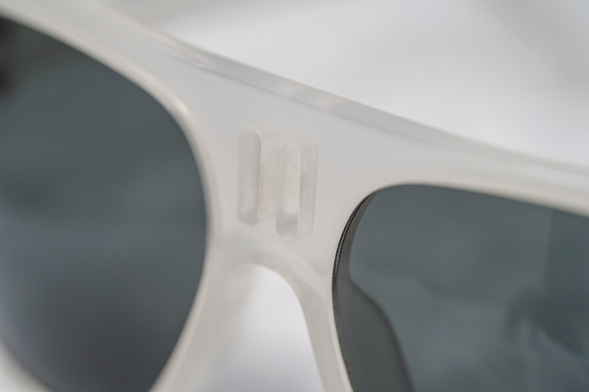 Boris Bidjan Saberi Sunglasses Misty White and Grey-GR8 Sunglasses