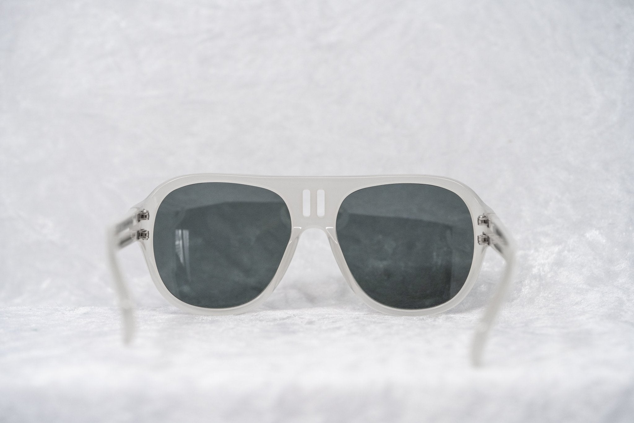 Boris Bidjan Saberi Sunglasses Misty White and Grey-GR8 Sunglasses