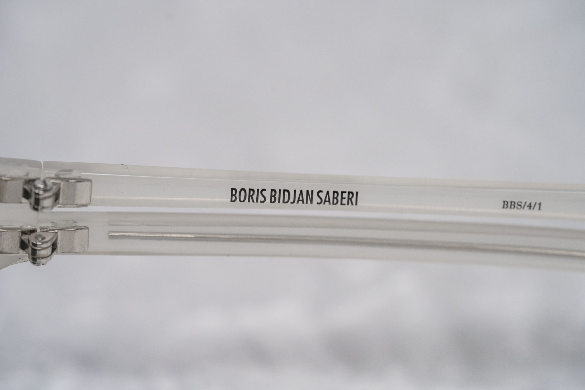 Boris Bidjan Saberi Sunglasses Misty White and Grey-GR8 Sunglasses