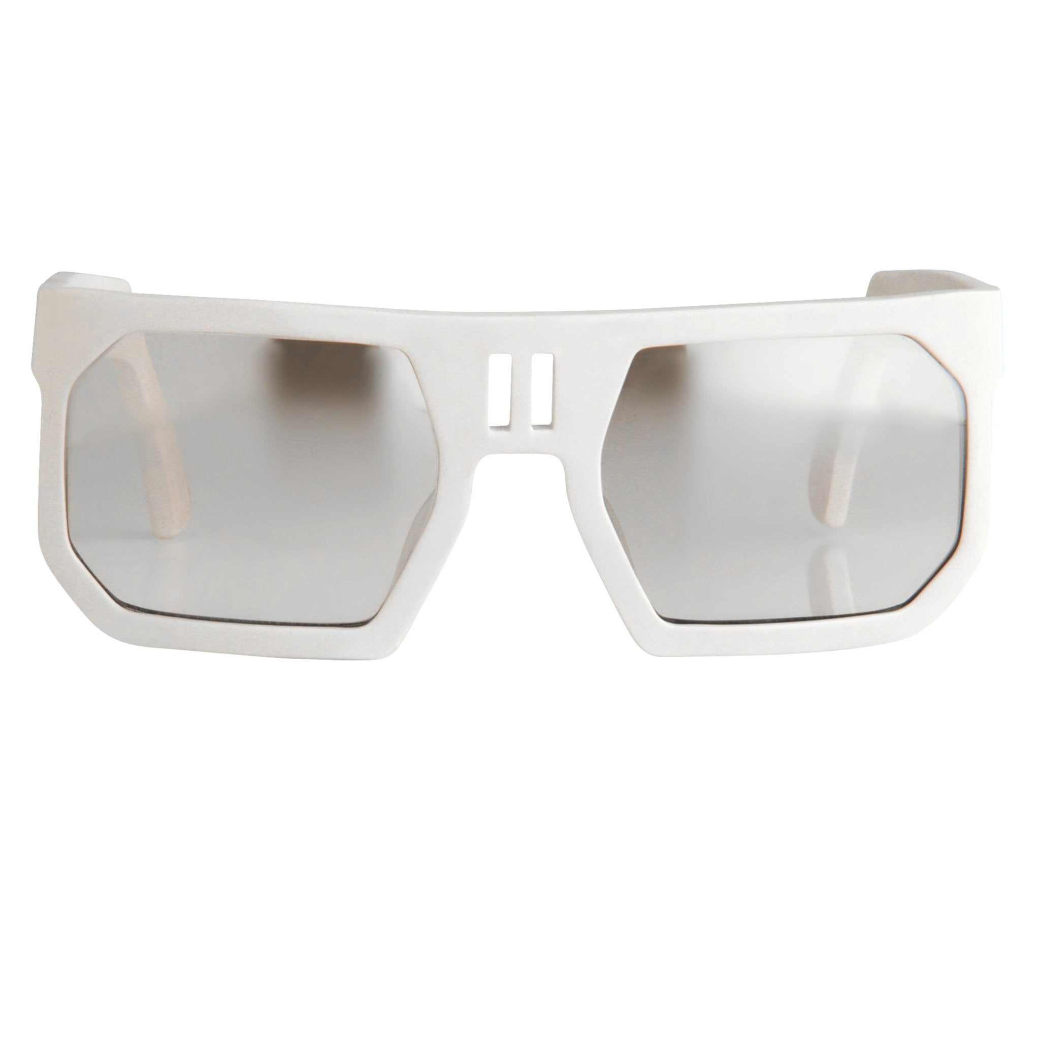 Boris Bidjan Saberi Men's Sunglasses Rectangular White BBS1C1SUN-GR8 Sunglasses