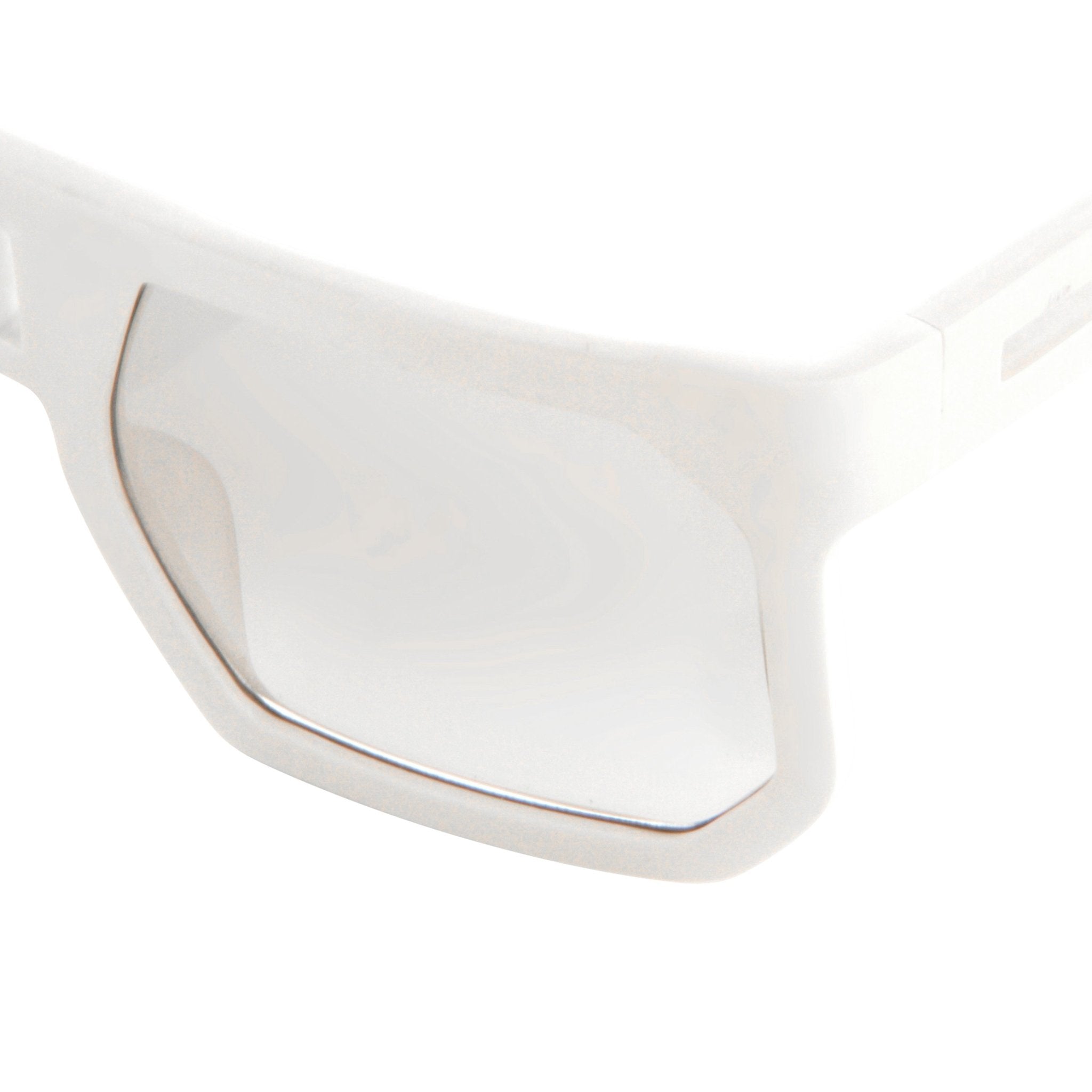 Boris Bidjan Saberi Men's Sunglasses Rectangular White BBS1C1SUN-GR8 Sunglasses