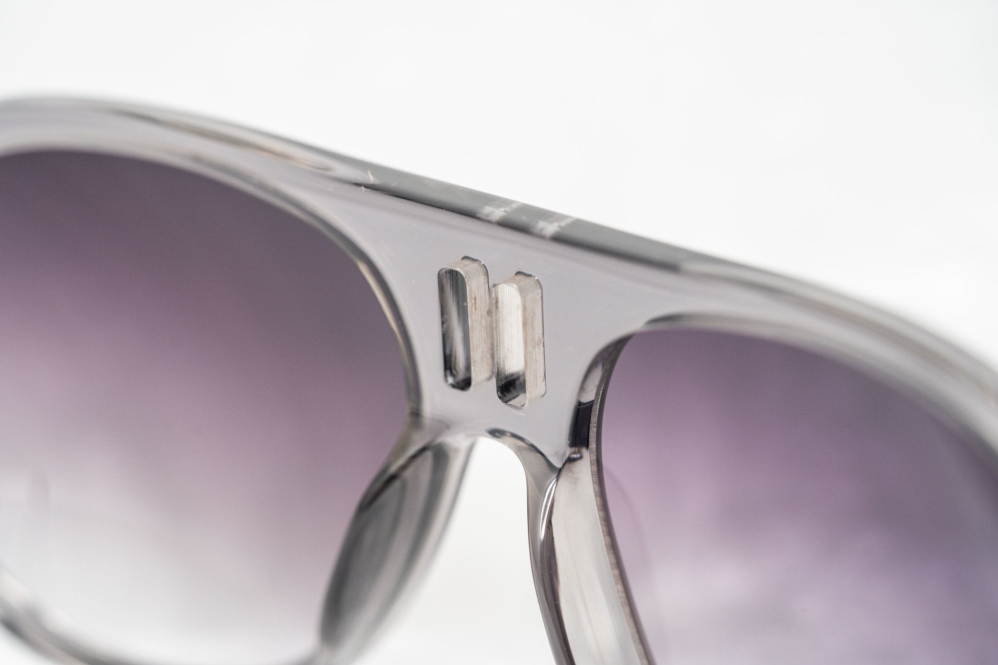 Boris Bidjan Saberi Sunglasses Translucent Slate and Purple-GR8 Sunglasses