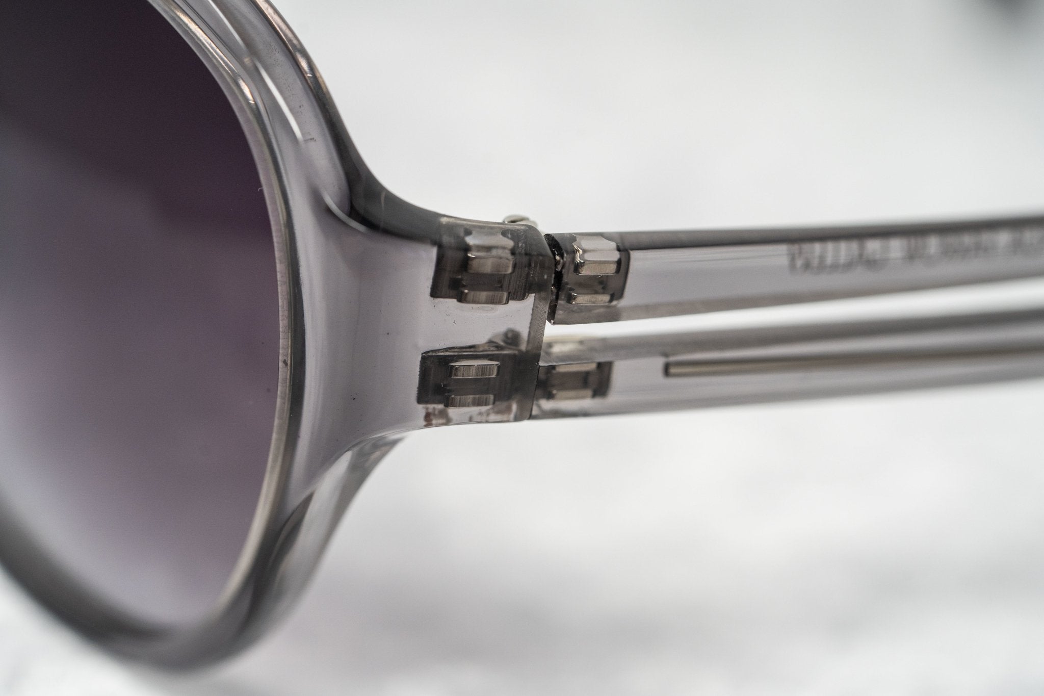 Boris Bidjan Saberi Sunglasses Translucent Slate and Purple-GR8 Sunglasses