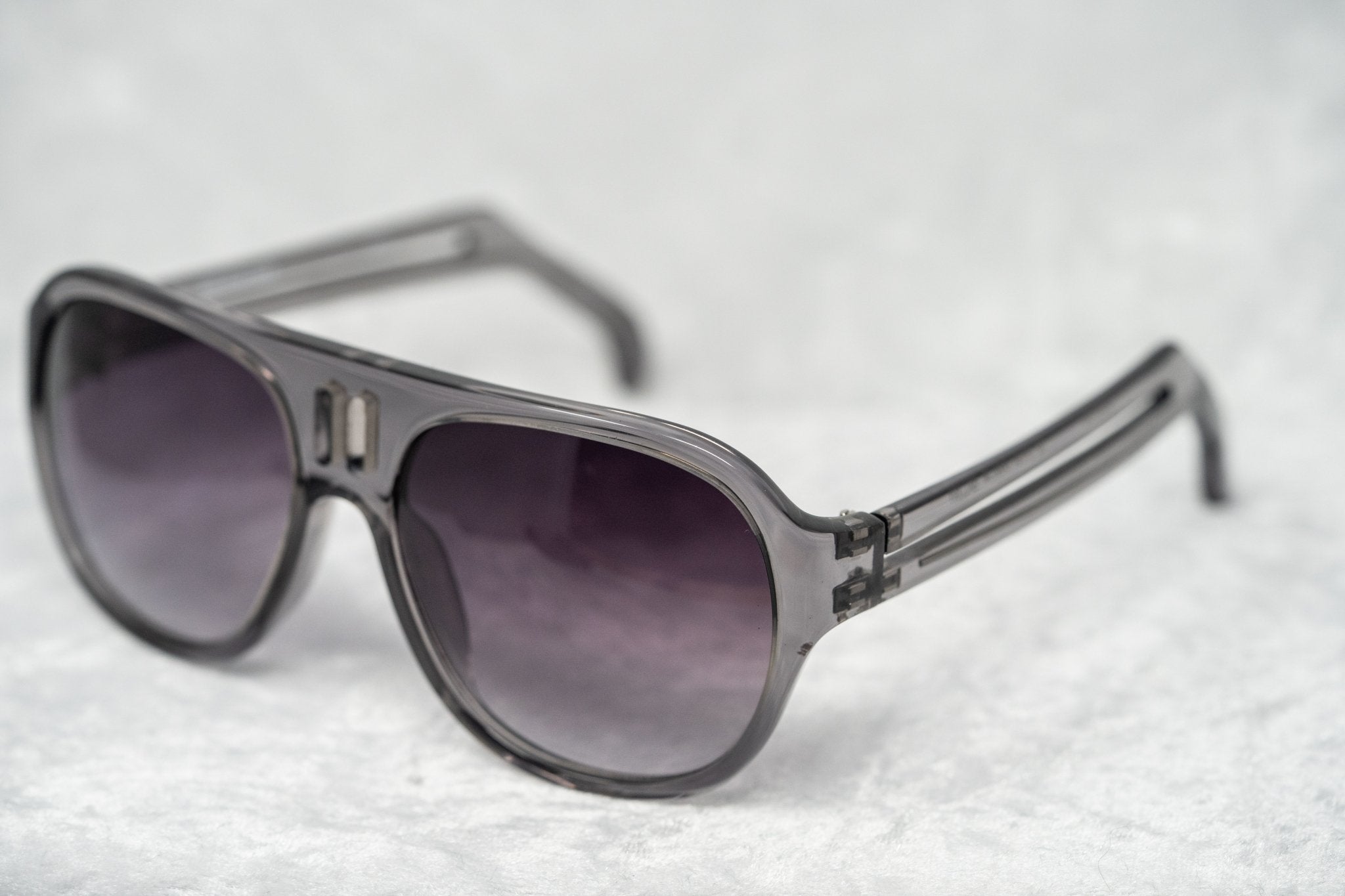 Boris Bidjan Saberi Sunglasses Translucent Slate and Purple-GR8 Sunglasses