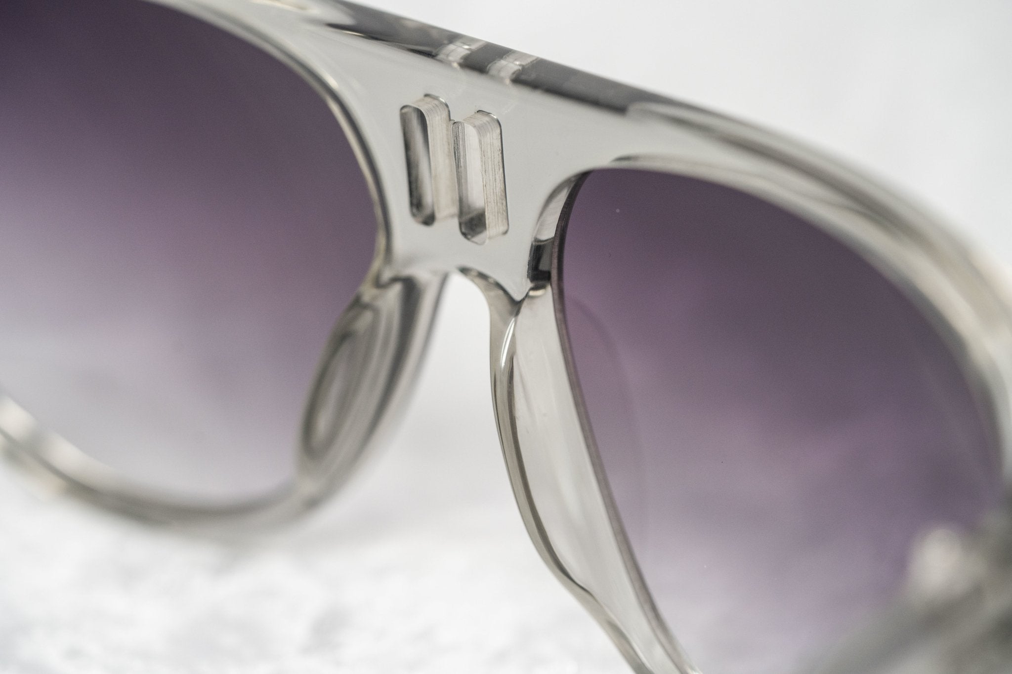 Boris Bidjan Saberi Sunglasses Translucent Smoke and Purple-GR8 Sunglasses
