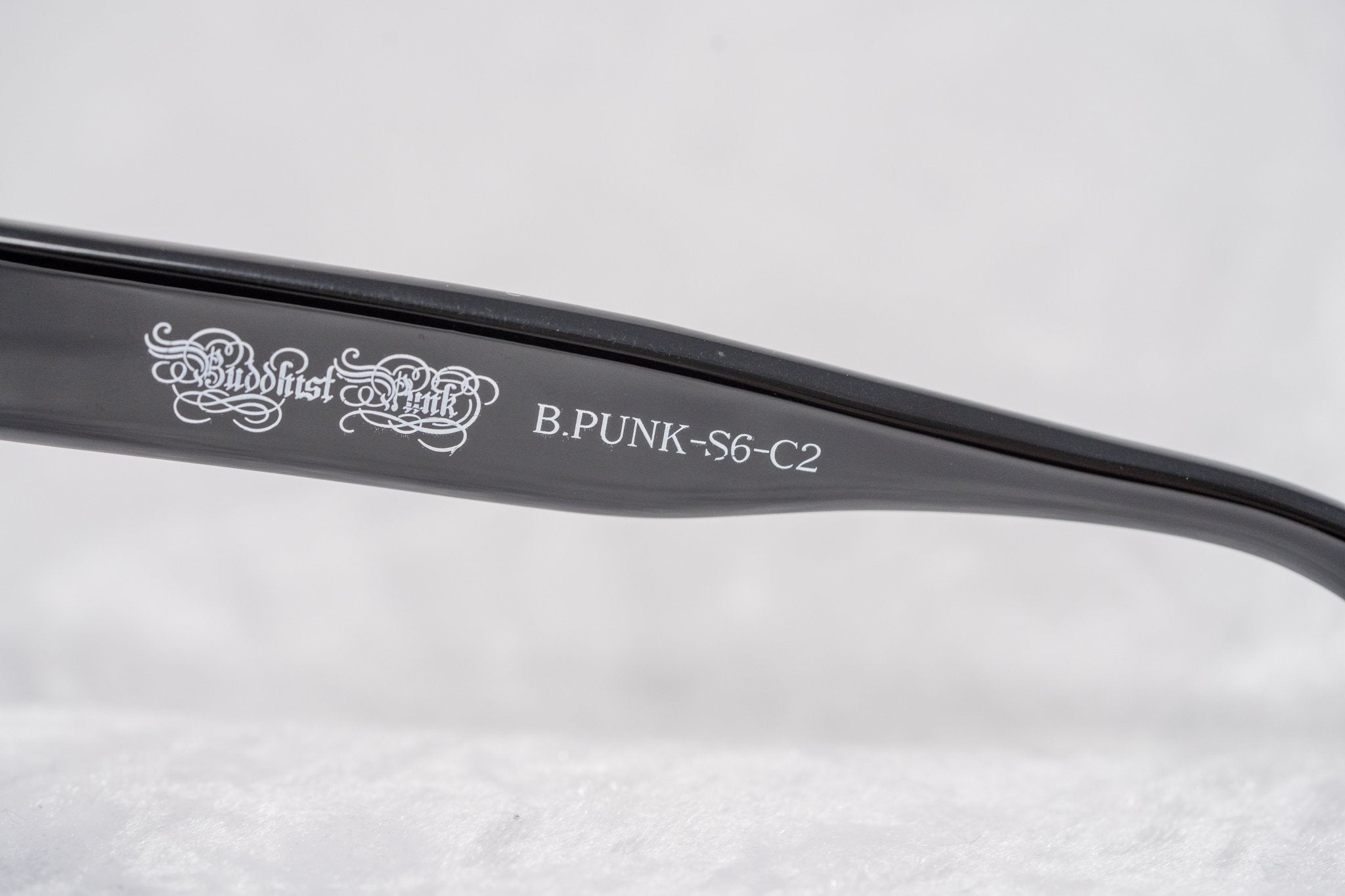 Buddhist Punk Sunglasses Rectangular Black Print and Grey 7BP6C2BLACKPRINT-GR8 Sunglasses