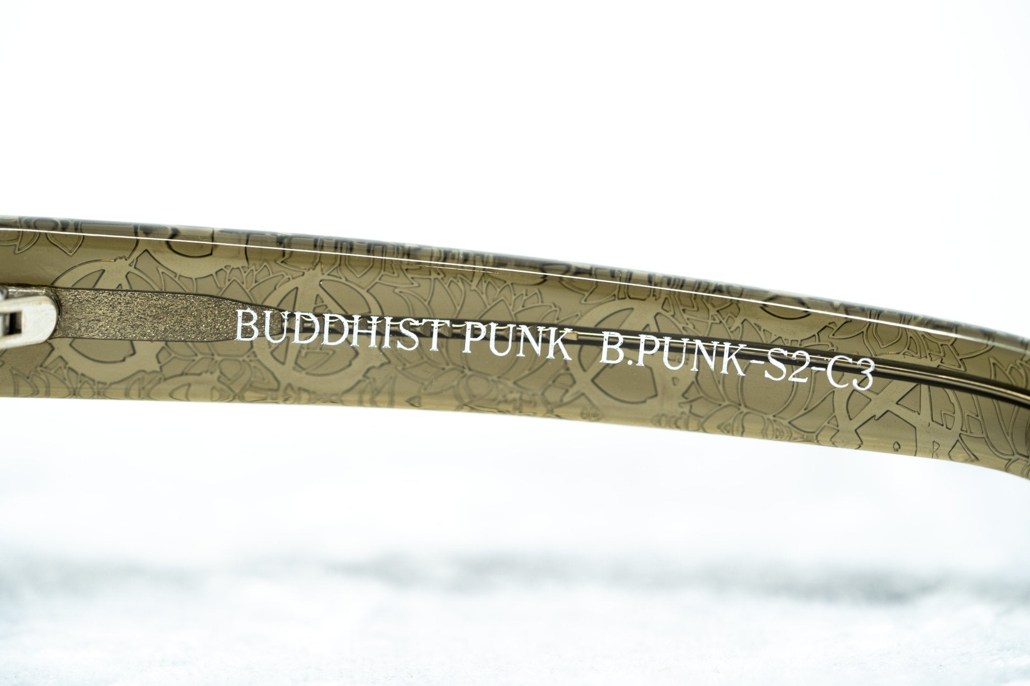 Buddhist Punk Sunglasses Rectangular Khaki and Brown-GR8 Sunglasses