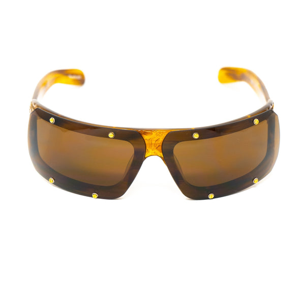Buddhist Punk Sunglasses Rectangular Tortoise Shell and Brown 6BP2C2TSHELL-GR8 Sunglasses