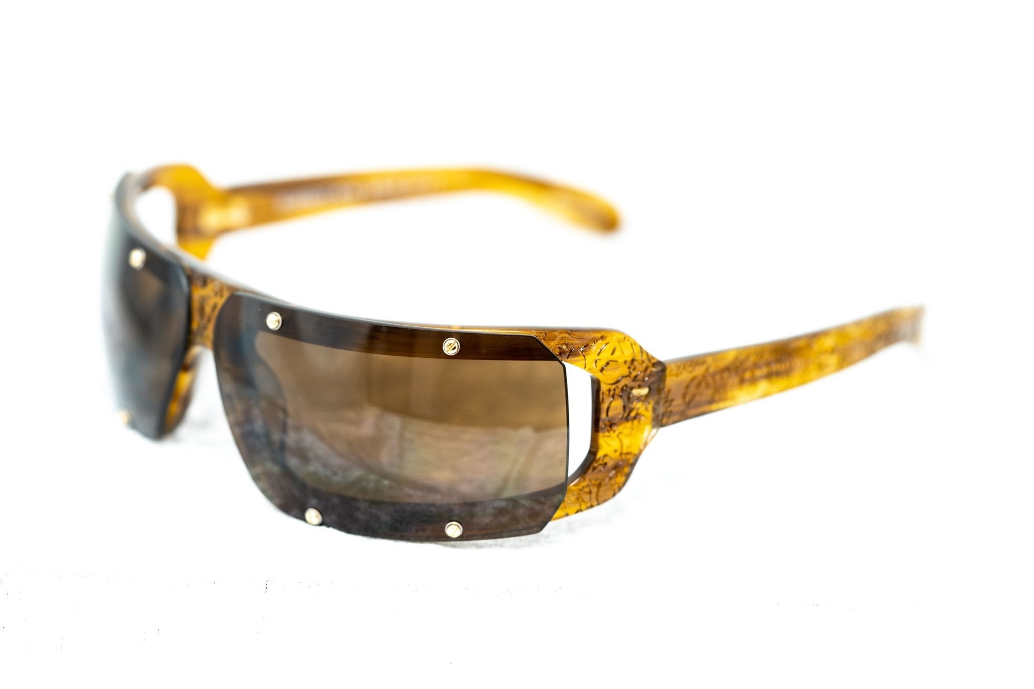 Buddhist Punk Sunglasses Rectangular Tortoise Shell and Brown 6BP2C2TSHELL-GR8 Sunglasses