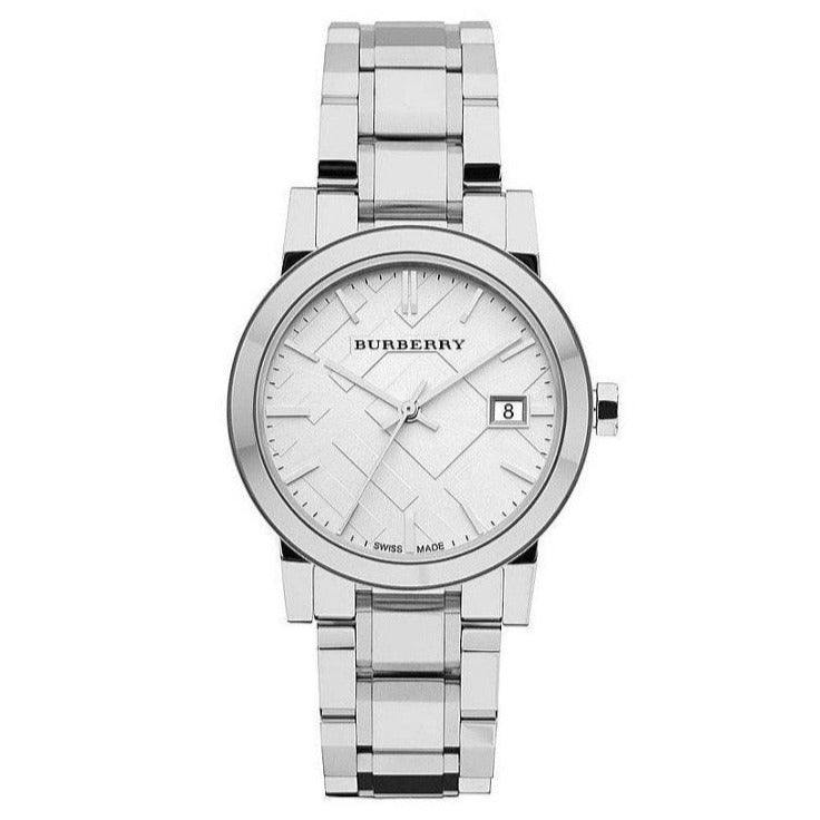 Burberry Ladies Watch The City 34mm Silver BU9100-GR8 Sunglasses