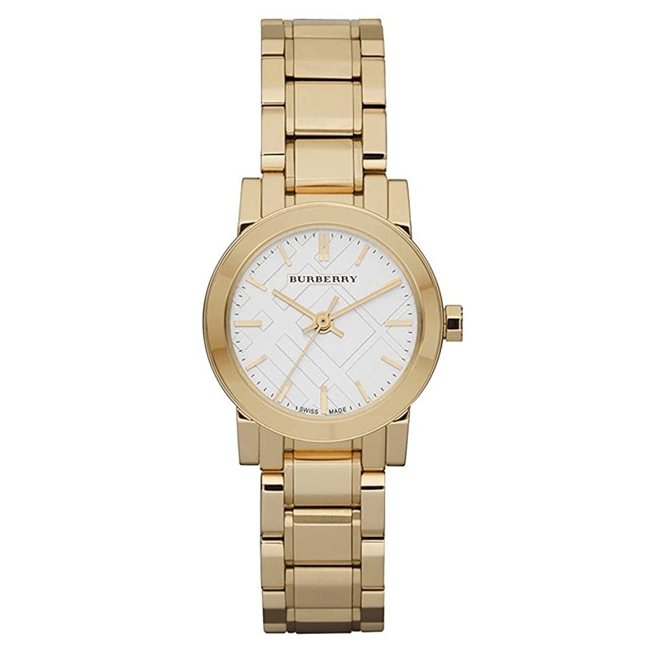 Burberry Ladies Watch The City Yellow Gold BU9203-GR8 Sunglasses