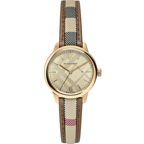 Burberry Ladies Watch The Classic 32mm Yellow Gold BU10114-GR8 Sunglasses