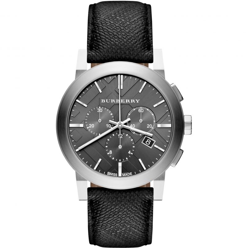 Burberry Men's Watch Chronograph The City Grey BU9362-GR8 Sunglasses