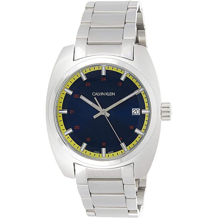 Calvin Klein Men's Achieve Watch Blue Stainless Steel K8W3114N-GR8 Sunglasses