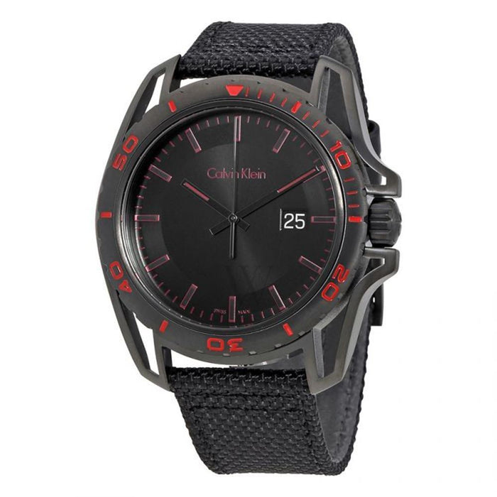 Calvin Klein Watch Earth Black K5Y31ZB1-GR8 Sunglasses