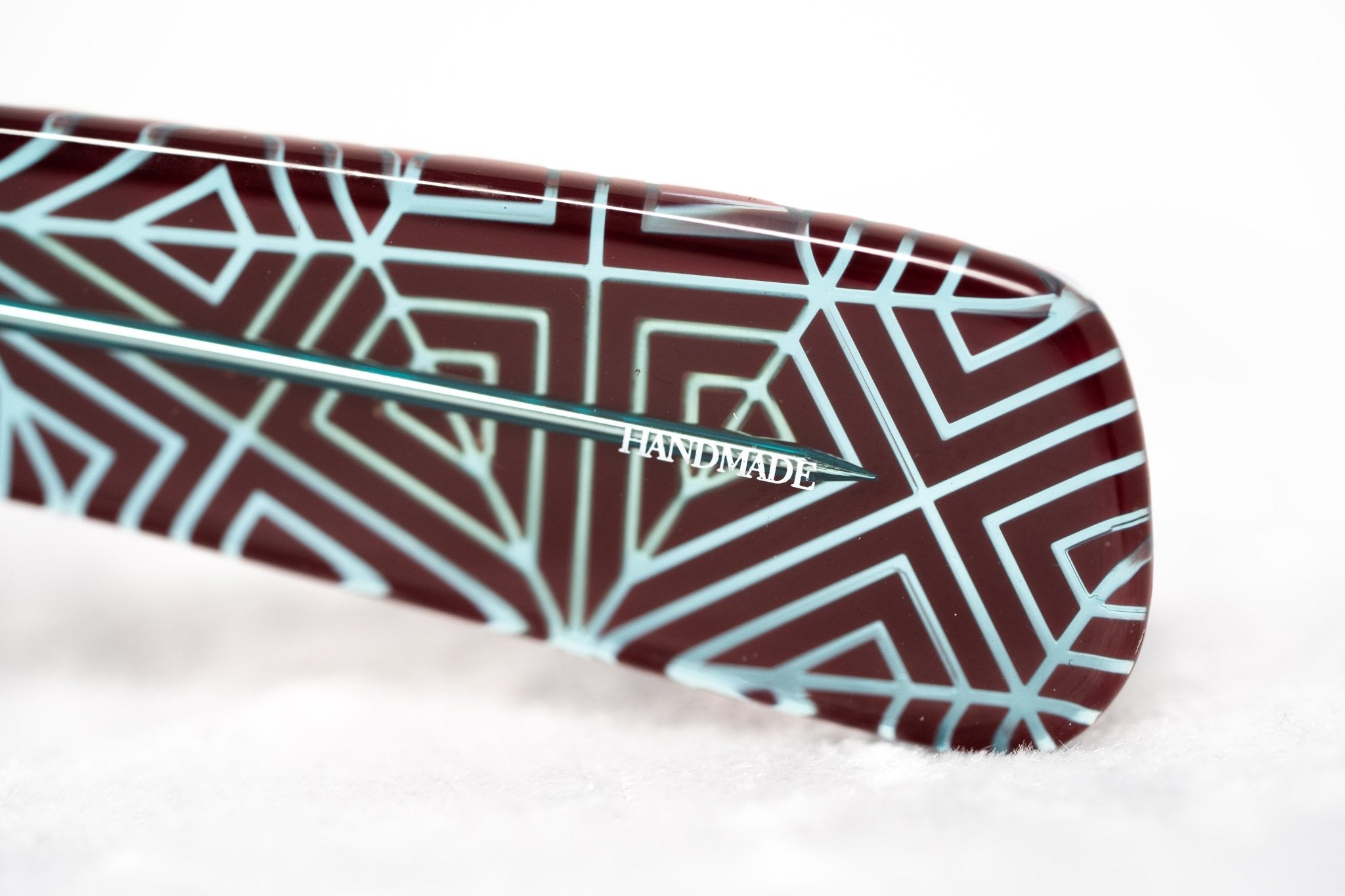 David David Sunglasses Round Red and Dark Blue-GR8 Sunglasses