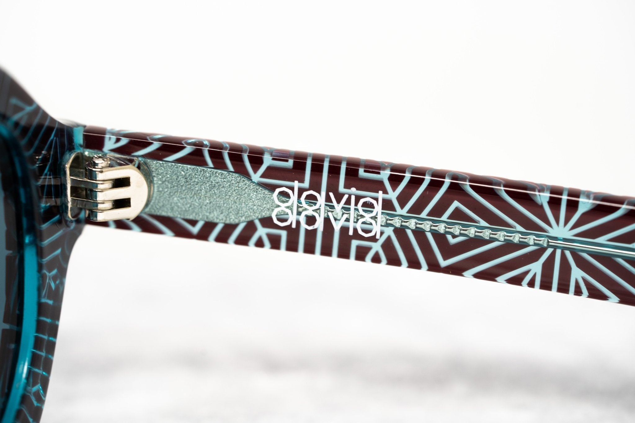 David David Sunglasses Round Red and Dark Blue-GR8 Sunglasses