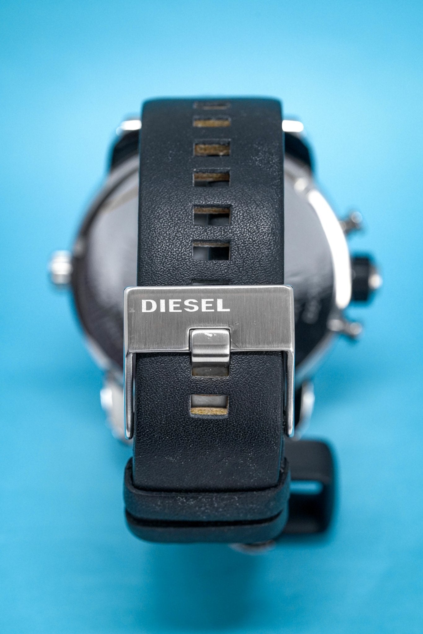 Diesel Men's Chronograph Watch Little Daddy Silver Black - Watches & Crystals