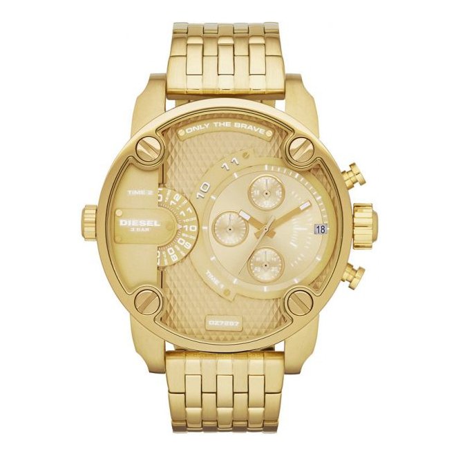 Diesel Men's Watch Mini Daddy Gold DZ7306 - Watches & Crystals