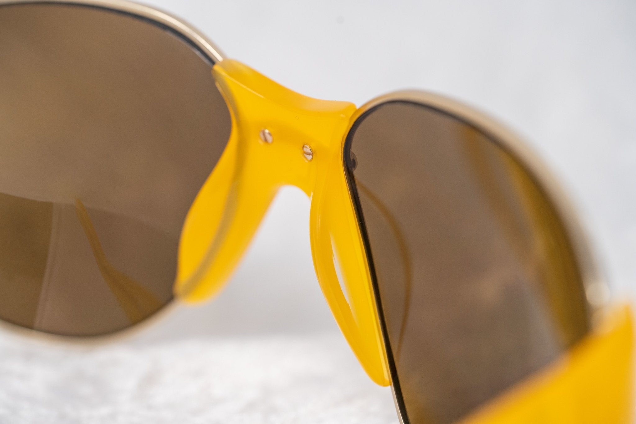 Eley Kishimoto Sunglasses Oversized Yellow and Brown 5EKC1-GR8 Sunglasses