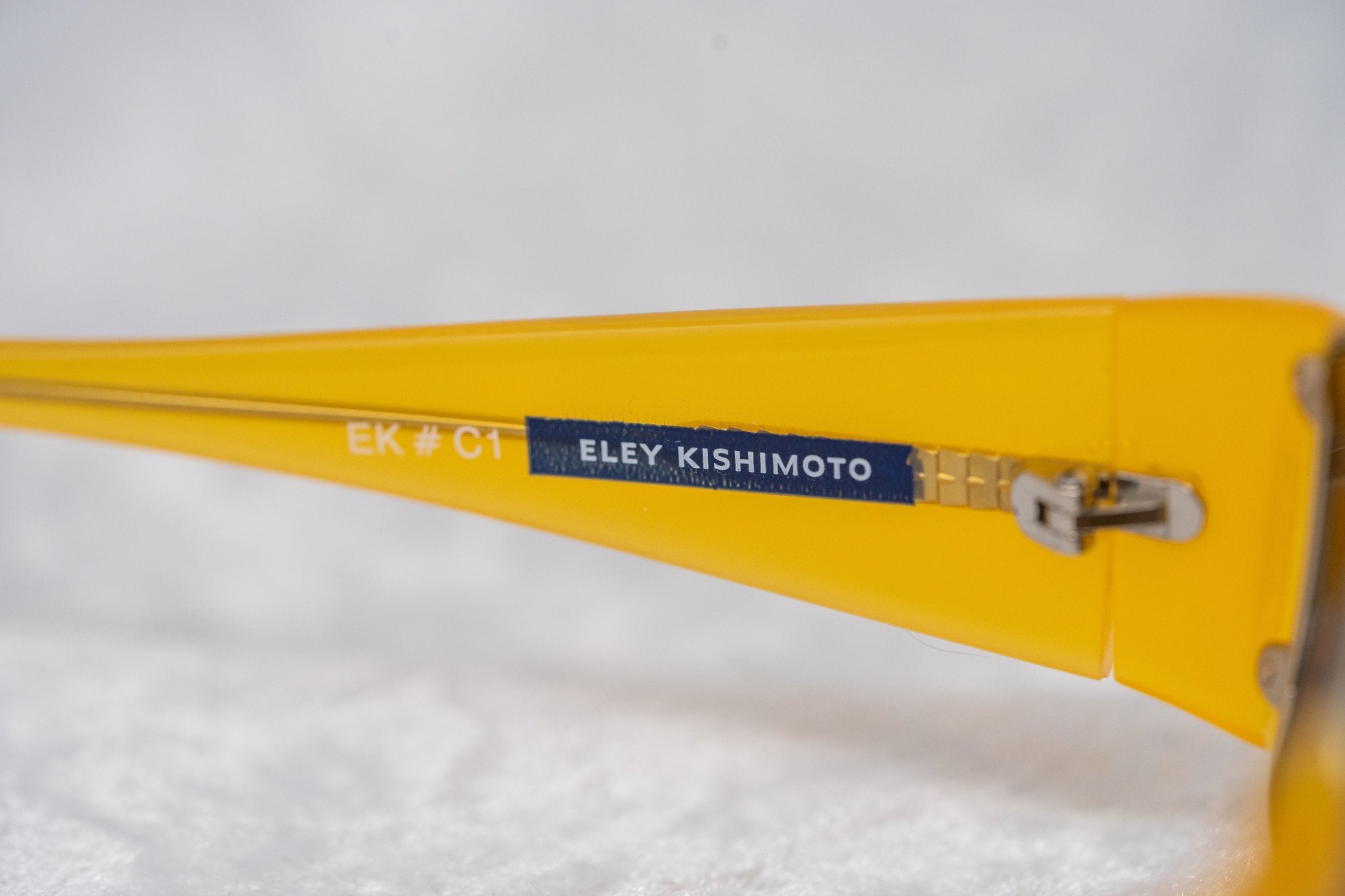 Eley Kishimoto Sunglasses Oversized Yellow and Brown 5EKC1-GR8 Sunglasses