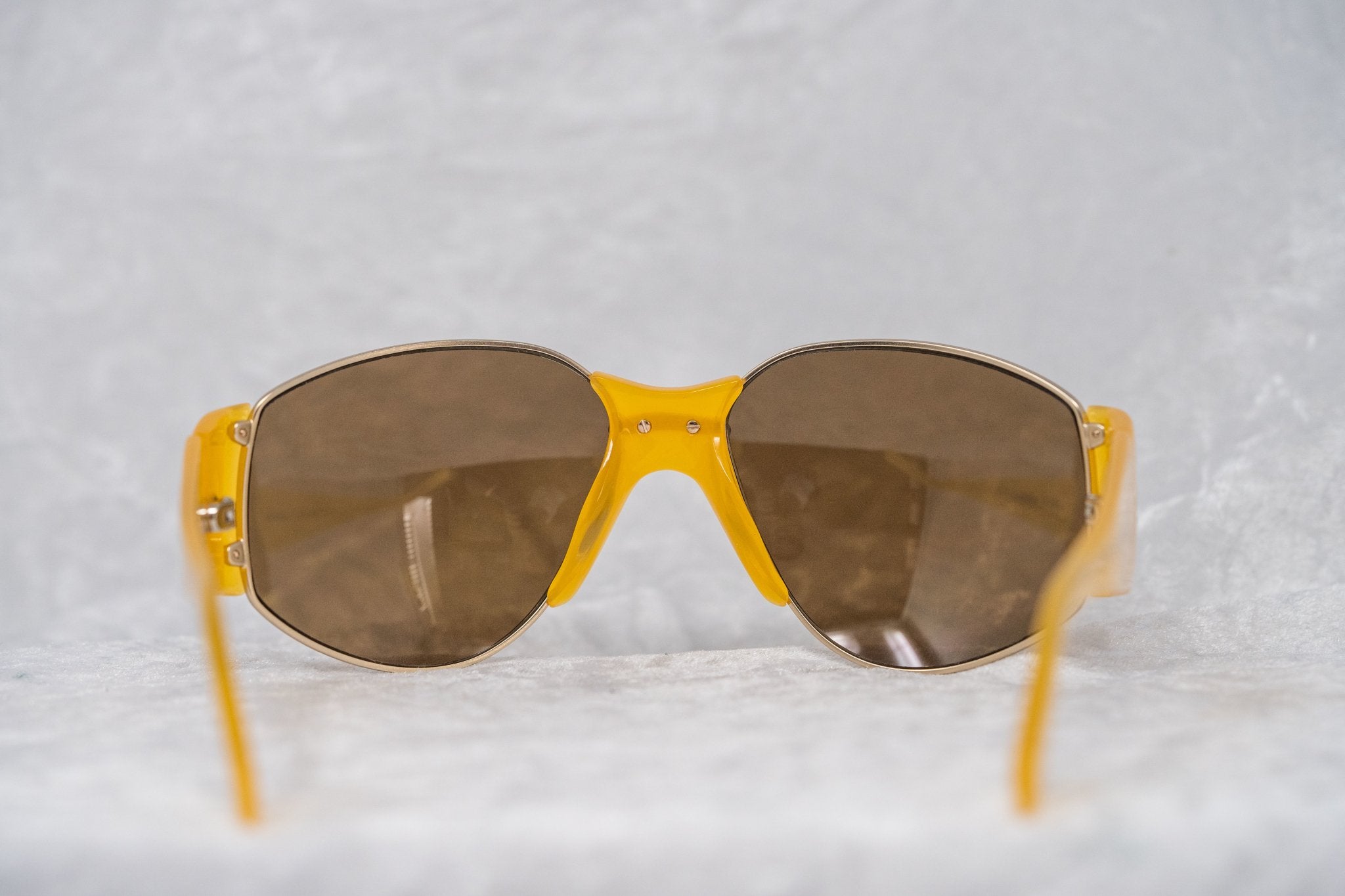 Eley Kishimoto Sunglasses Oversized Yellow and Brown 5EKC1-GR8 Sunglasses