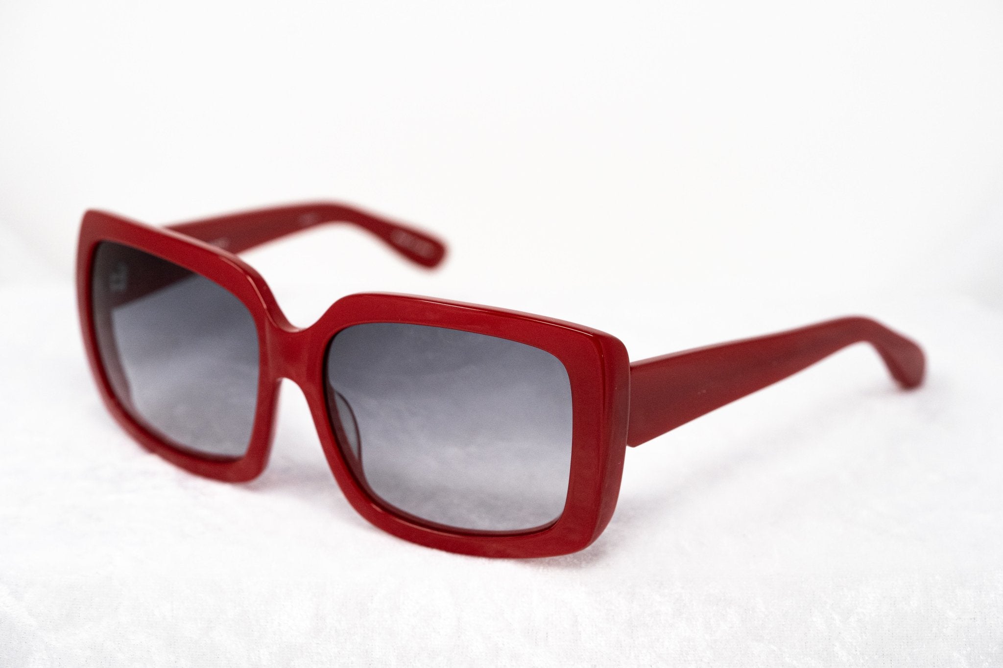 Eley Kishimoto Sunglasses Oversized Rectangular Red and Grey-GR8 Sunglasses