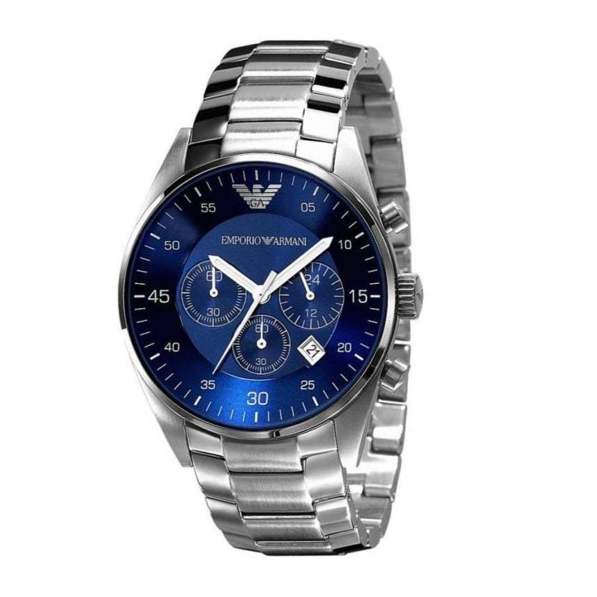 Emporio Armani Men's Classic Chronograph Watch Blue AR5860 - Watches & Crystals